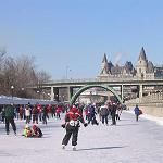 Skaters on the Rideau Canal, Ottawa