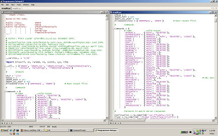 Side by side code