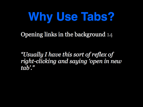A Study of Tabbed Browsing - Slide 20